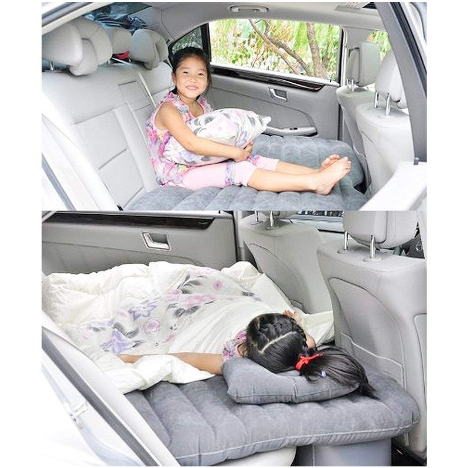 8043 Car Inflatable Bed with 2 Pillows & Air Pump (Portable) For Travel, Camping, Vacation | Polyester Inflatable Travel Car Bed Air Sofa with Two Inflatable Pillow and Air Pump for Car Back Seat, Air Pump Random Colour 8043 Car Inflatable Bed with 2 Pillows & Air Pump (Portable) For Travel, Camping, Vacation | Polyester Inflatable Travel Car Bed Air Sofa with Two Inflatable Pillow and Air Pump for Car Back Seat, Air Pump Random Colour